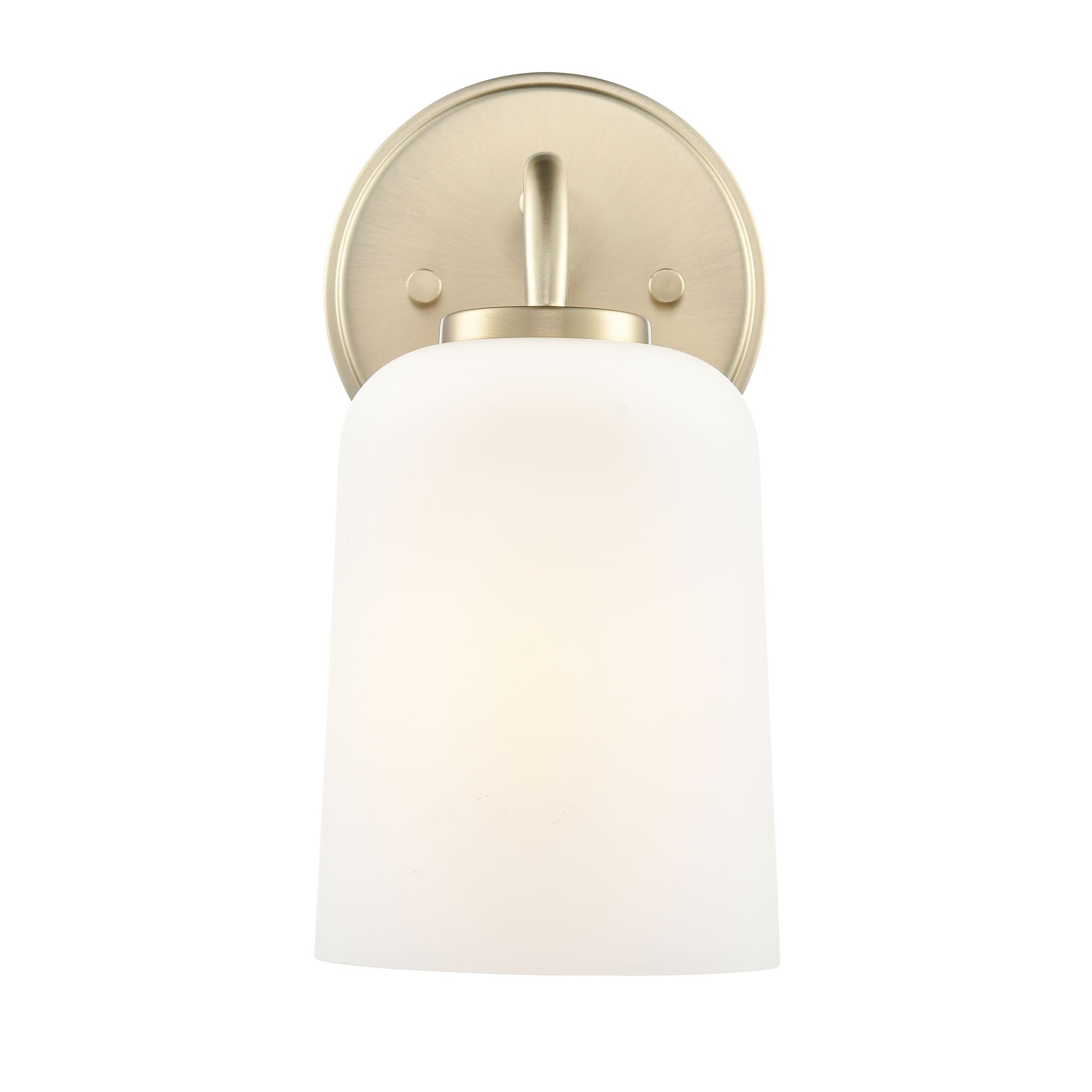 Image 3 Millennium Laphia 1-Light 5" Modern Gold Wall Sconce with Glass Shade more views