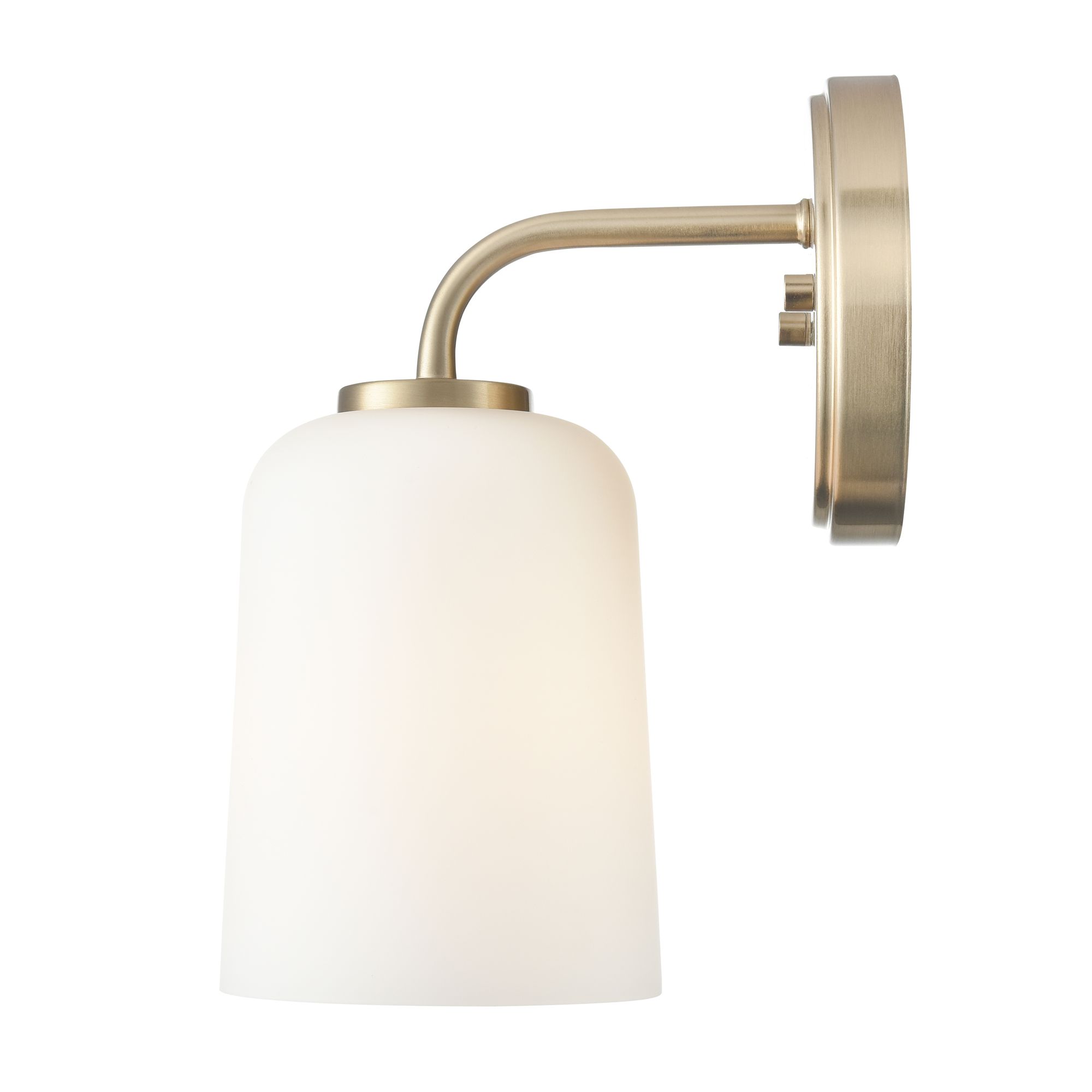 Image 4 Millennium Laphia 1-Light 5" Modern Gold Wall Sconce with Glass Shade more views