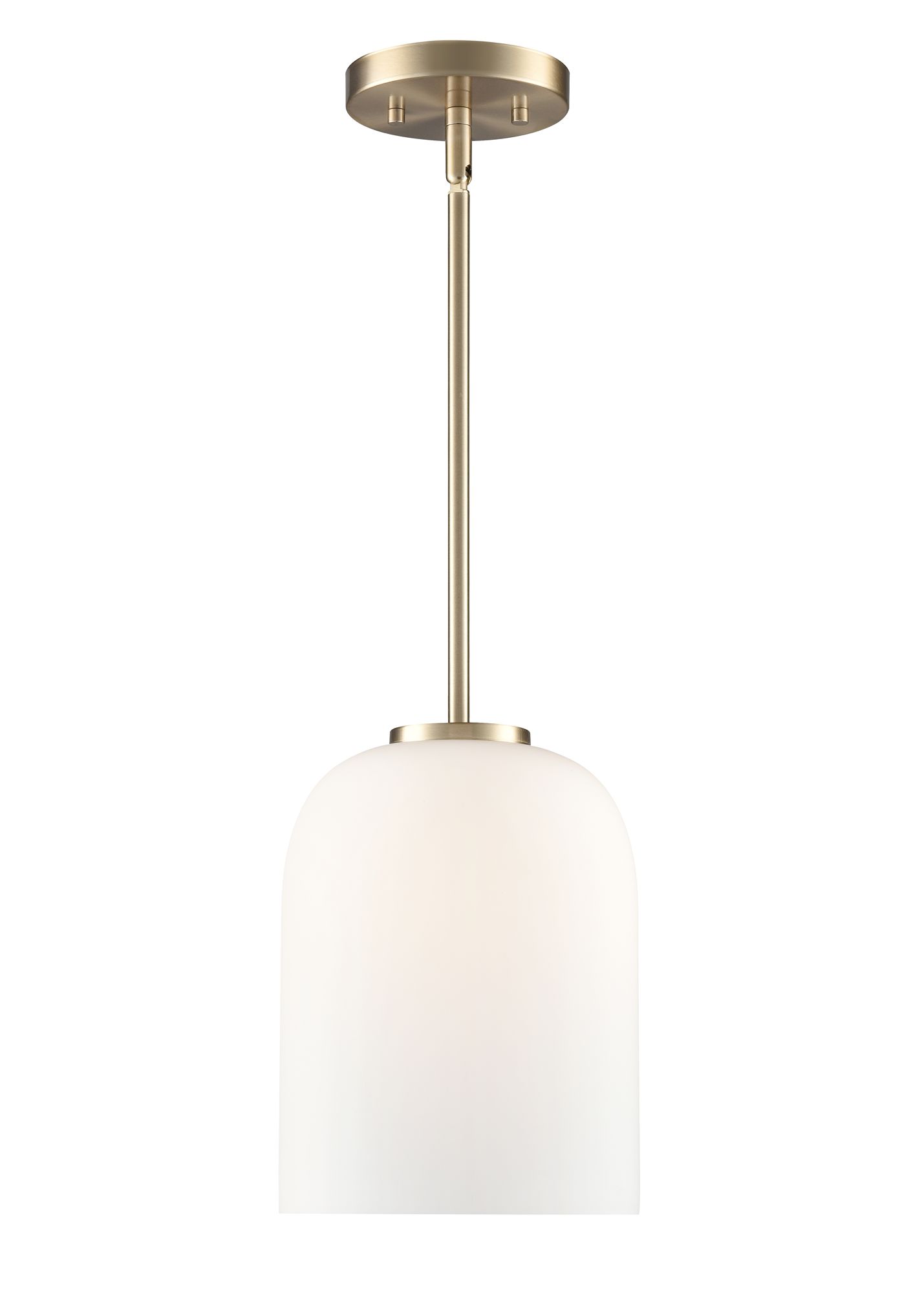 Image 2 Millennium Laphia 1-Light 8" Modern Gold Pendant with Glass Shade more views