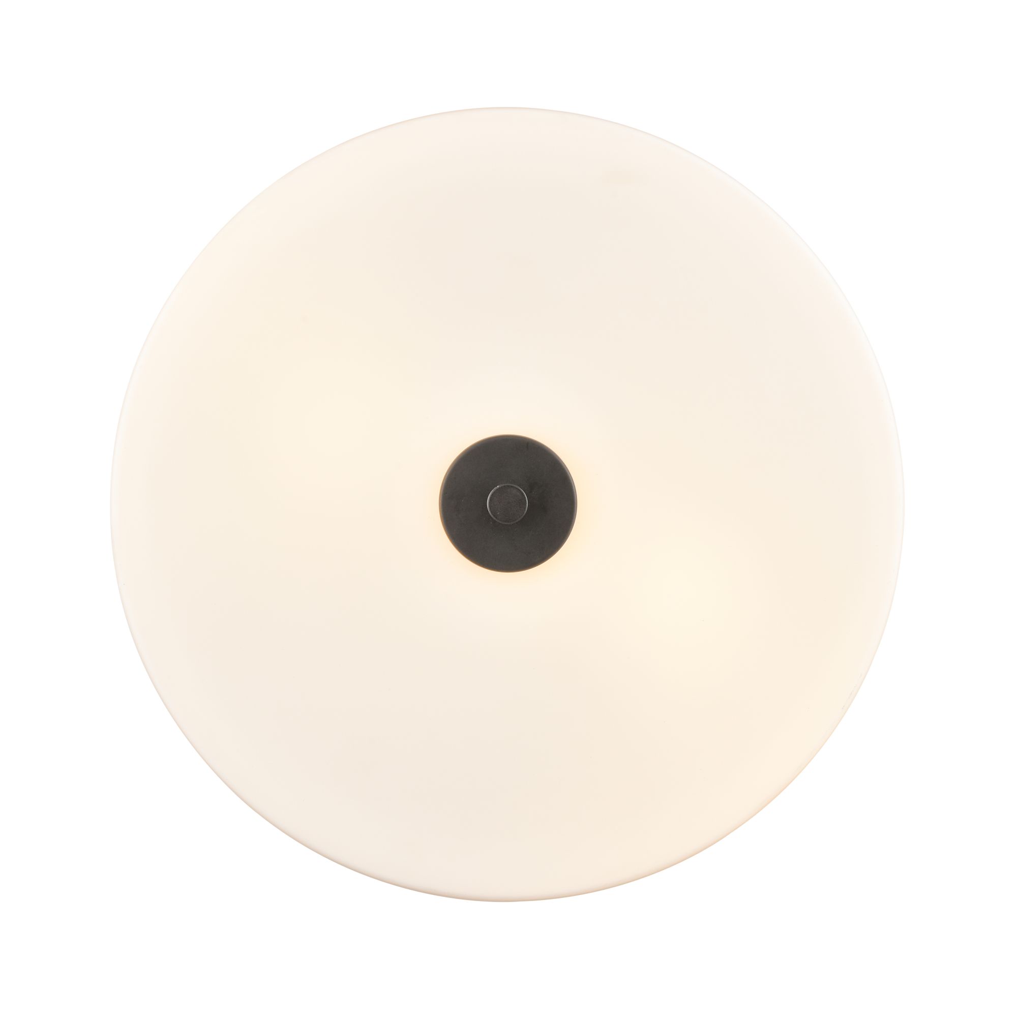 Image 3 Millennium Laphia 2-Light 13.25" Matte Black Flush Mount with Glass Sh more views