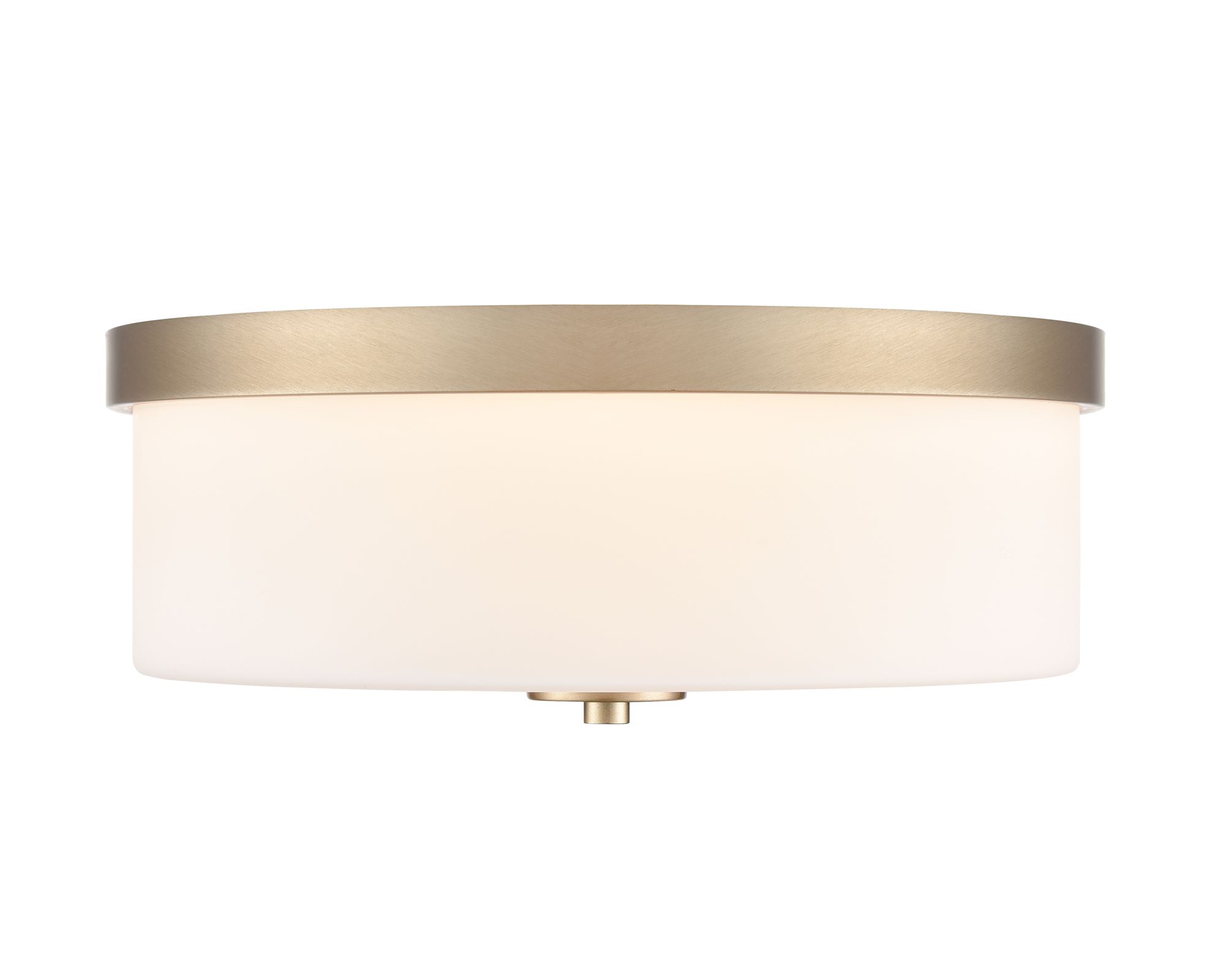 Image 2 Millennium Laphia 2-Light 13.25" Modern Gold Flush Mount with Glass Shade more views
