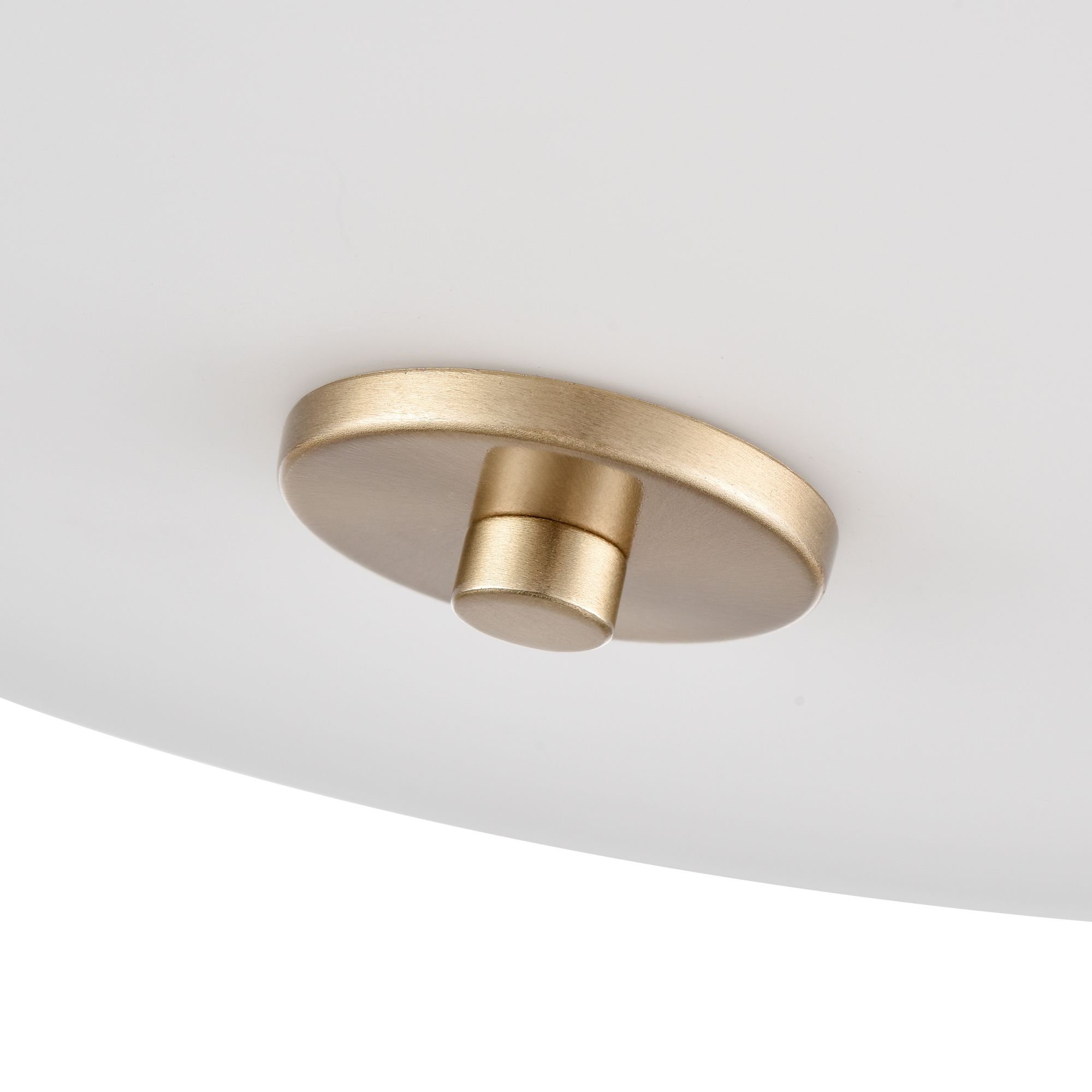 Image 4 Millennium Laphia 2-Light 13.25" Modern Gold Flush Mount with Glass Shade more views