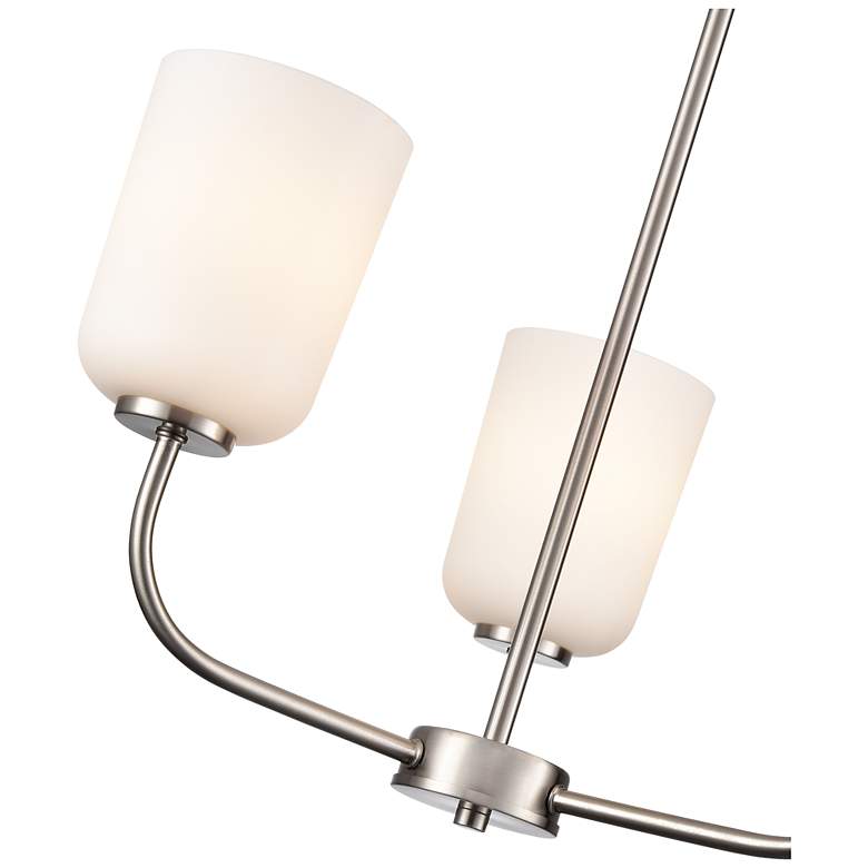 Image 5 Millennium Laphia 21" Wide 3-Light Brushed Nickel Uplight Chandelier more views