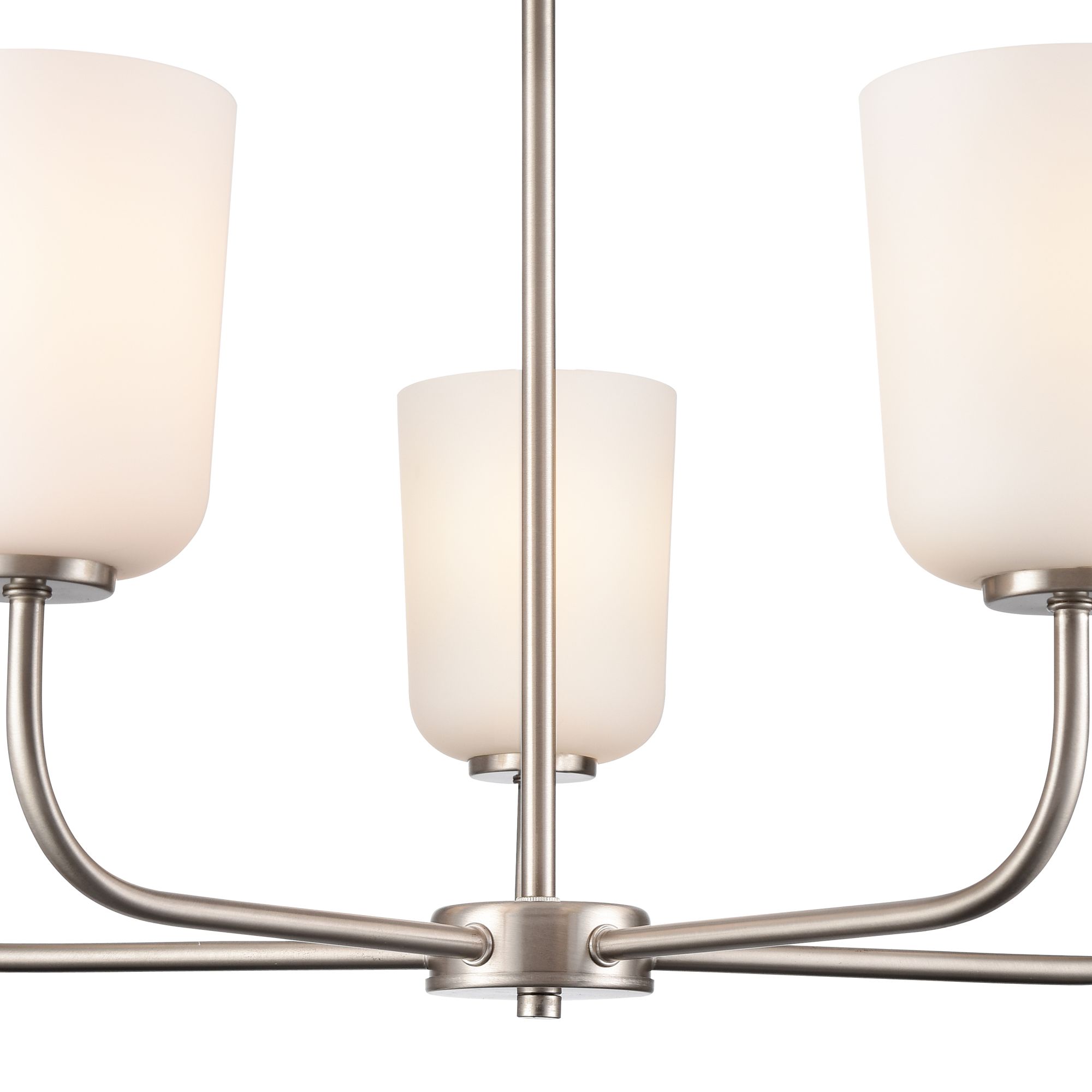 Image 3 Millennium Laphia 27" Brushed Nickel Chandelier more views