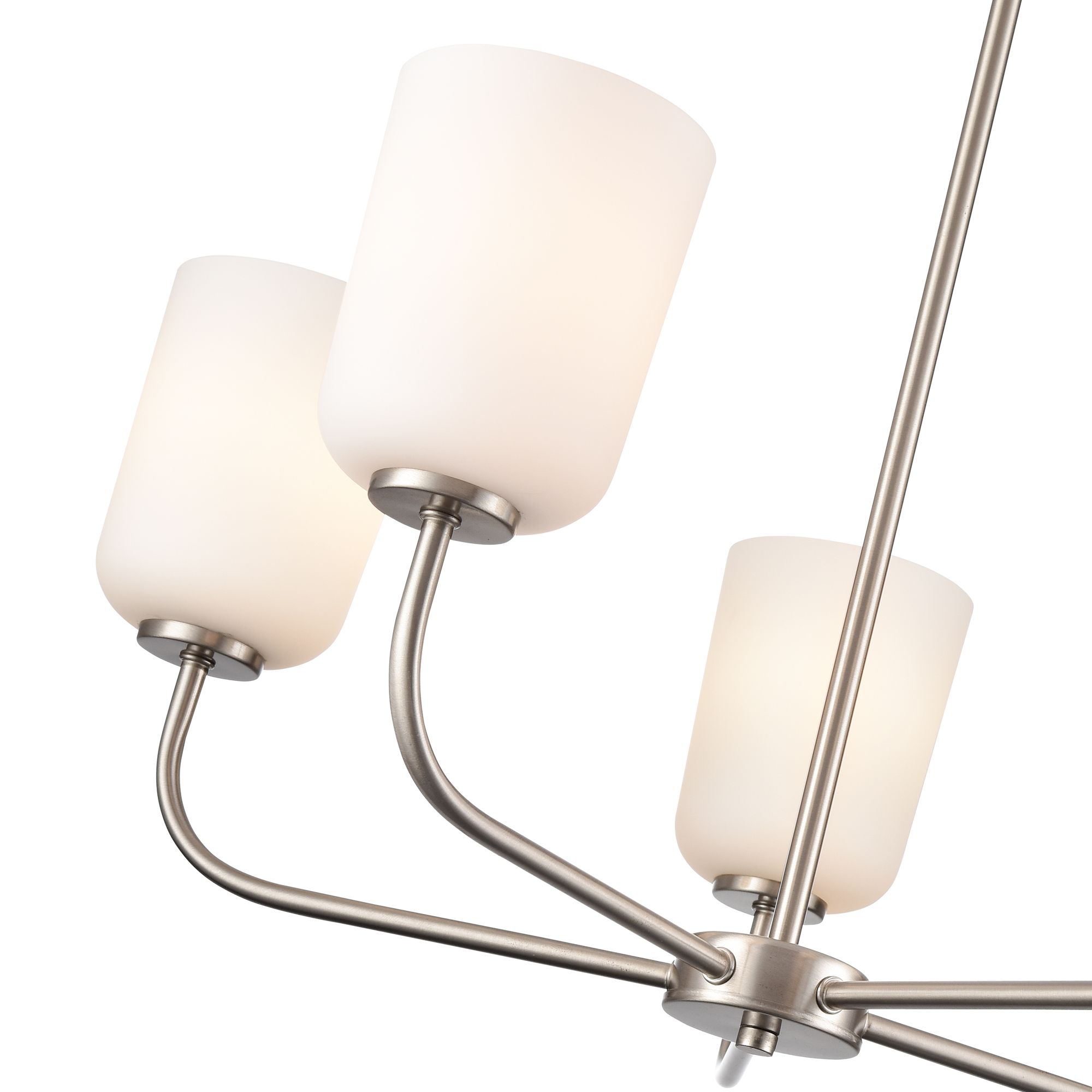 Image 5 Millennium Laphia 27" Brushed Nickel Chandelier more views