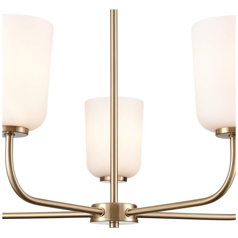 Image 3 Millennium Laphia 27" Wide 5-Light Modern Gold Uplight Chandelier more views