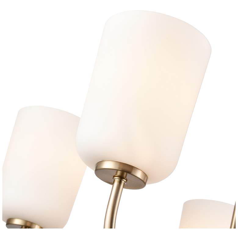 Image 4 Millennium Laphia 27" Wide 5-Light Modern Gold Uplight Chandelier more views