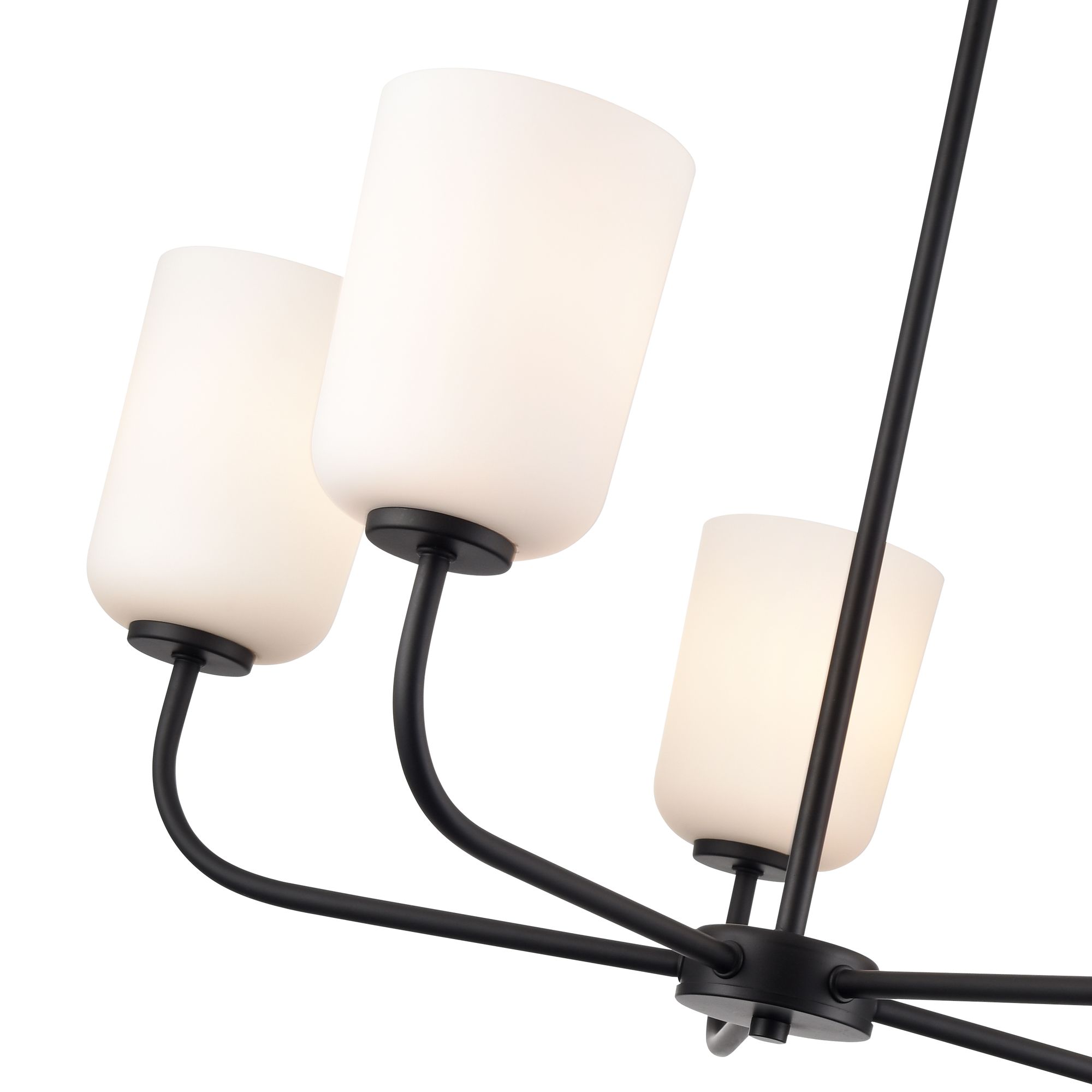 Image 5 Millennium Laphia 27" Matte Black Chandelier more views
