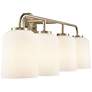 4_Millennium Laphia 28" Wide 4-Light Modern Gold Bath Vanity Fixture more views