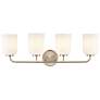 5_Millennium Laphia 28" Wide 4-Light Modern Gold Bath Vanity Fixture more views