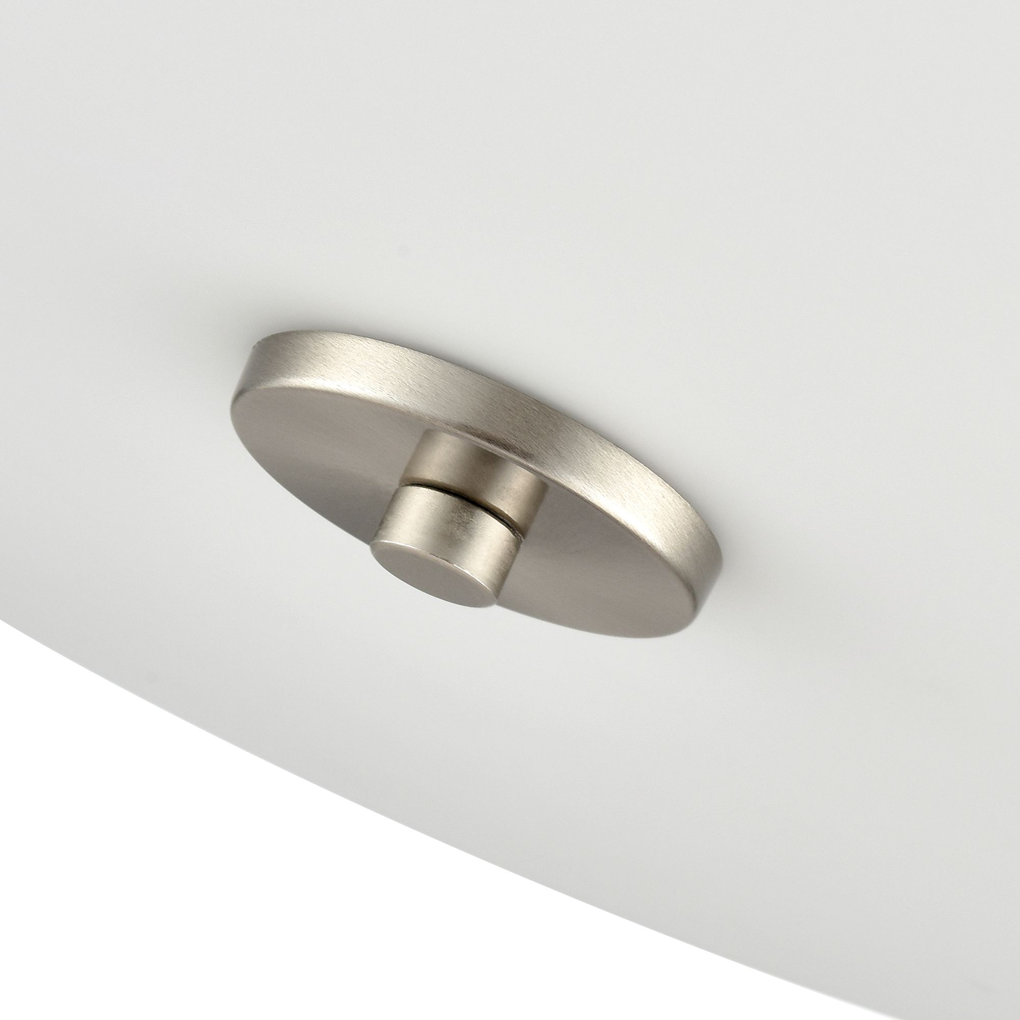 Image 3 Millennium Laphia 3-Light 15.75" Brushed Nickel Semi-Flush with Glass Shade more views