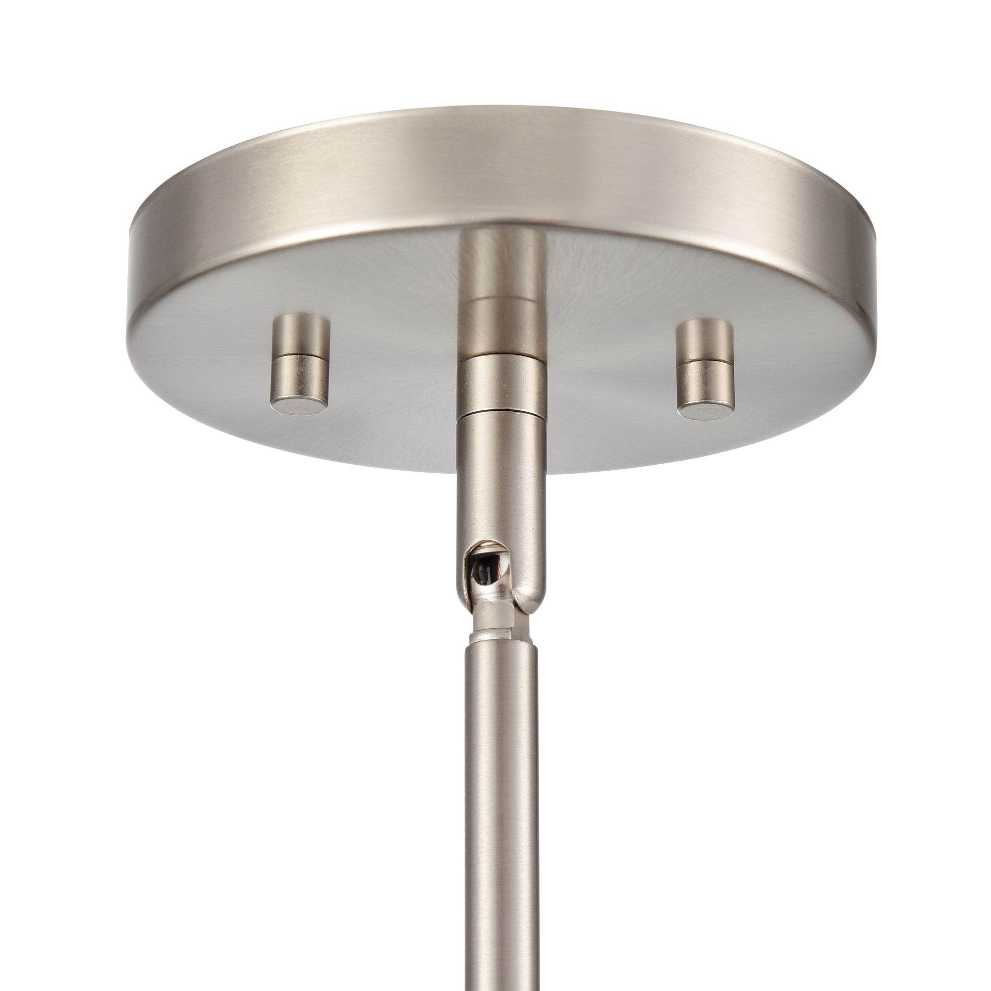 Millennium Laphia 3-Light 21" Brushed Nickel Chandelier with Glass Shade