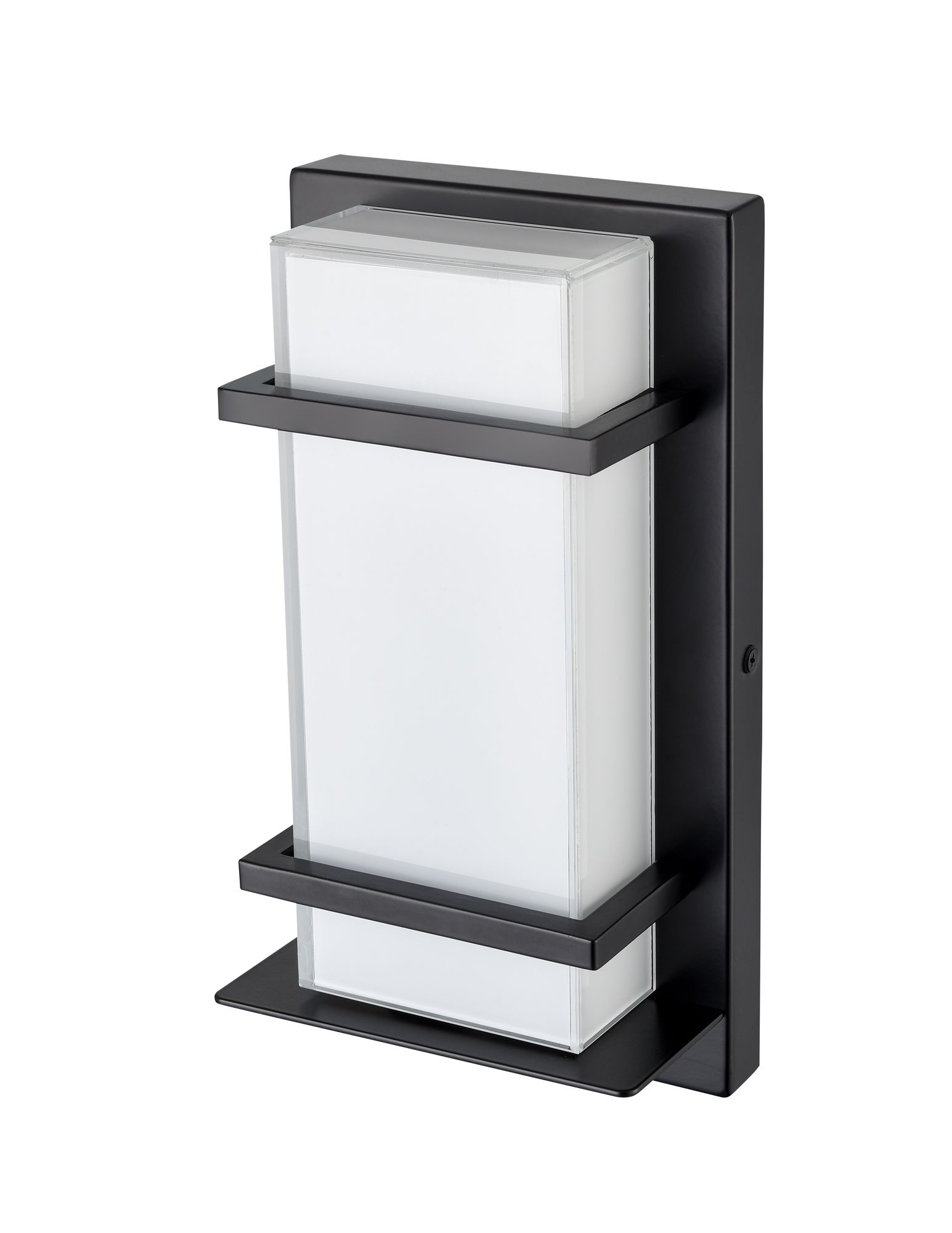 Image 6 Millennium LED 11" Powder Coated Black Outdoor Wall Sconce more views