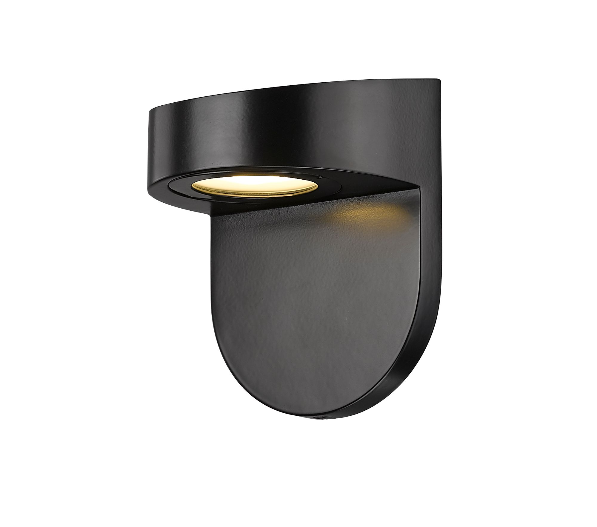 Image 2 Millennium LED 6.12" Powder Coated Black Outdoor Wall Sconce more views