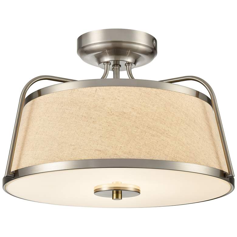 Image 1 Millennium LED Semi-Flush Ceiling Mount Brushed Nickel