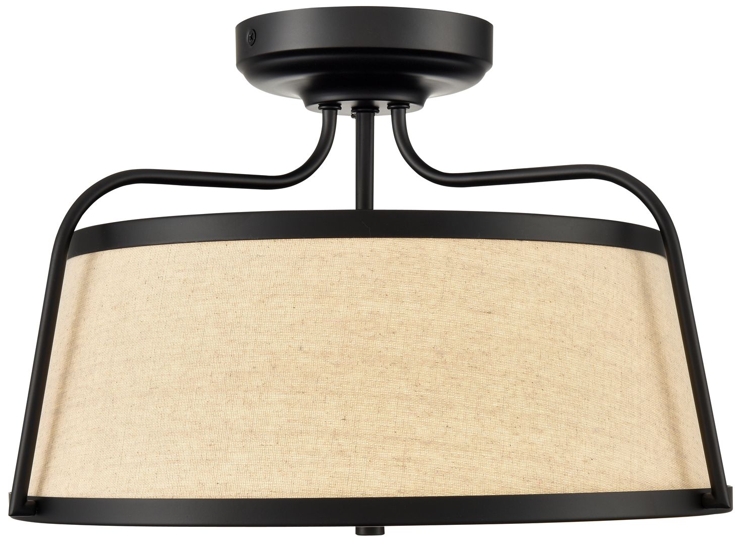 Image 2 Millennium  LED Semi-Flush Ceiling Mount Matte Black more views