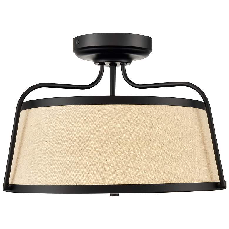 Image 2 Millennium LED Semi-Flush Ceiling Mount Matte Black more views