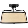 2_Millennium LED Semi-Flush Ceiling Mount Matte Black more views