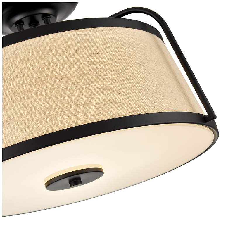 Image 4 Millennium LED Semi-Flush Ceiling Mount Matte Black more views