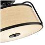 4_Millennium LED Semi-Flush Ceiling Mount Matte Black more views