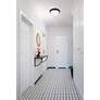 3_Millennium Lighting 1 Light 10" Flush Mount Fixture in Matte Back more views