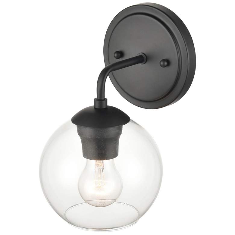 Image 1 Millennium Lighting 1 Light 10" Wall Sconce in Matte Black