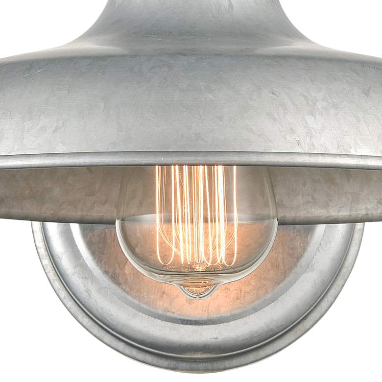 Image 2 Millennium Lighting 1 Light 13" Outdoor Wall Sconce Galvanized more views