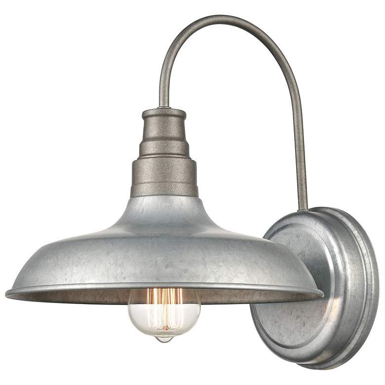 Image 3 Millennium Lighting 1 Light 13 inch Outdoor Wall Sconce Galvanized more views