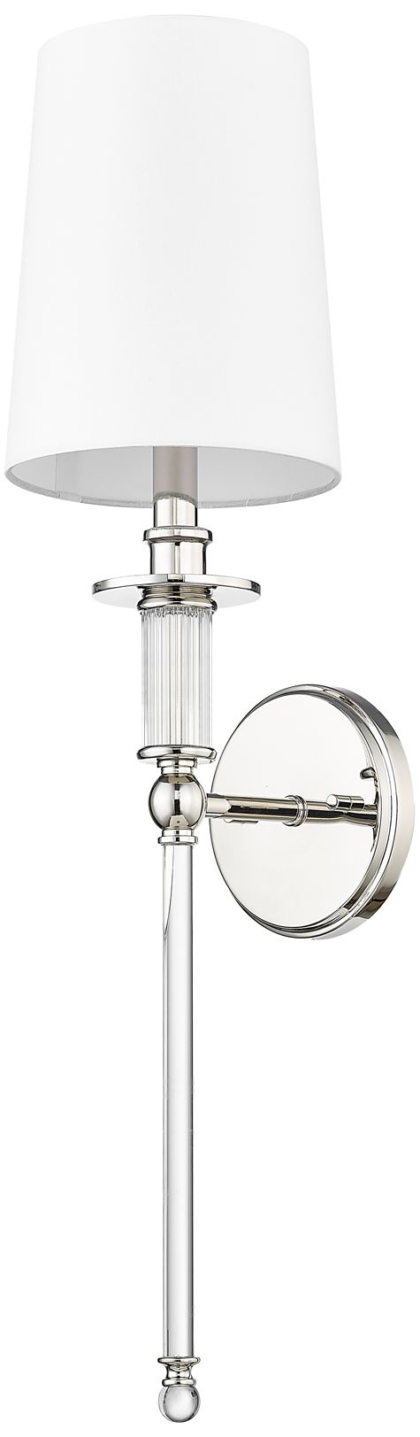 Image 4 Millennium Lighting  1 Light 25.8 inch Wall Sconce Nickel more views