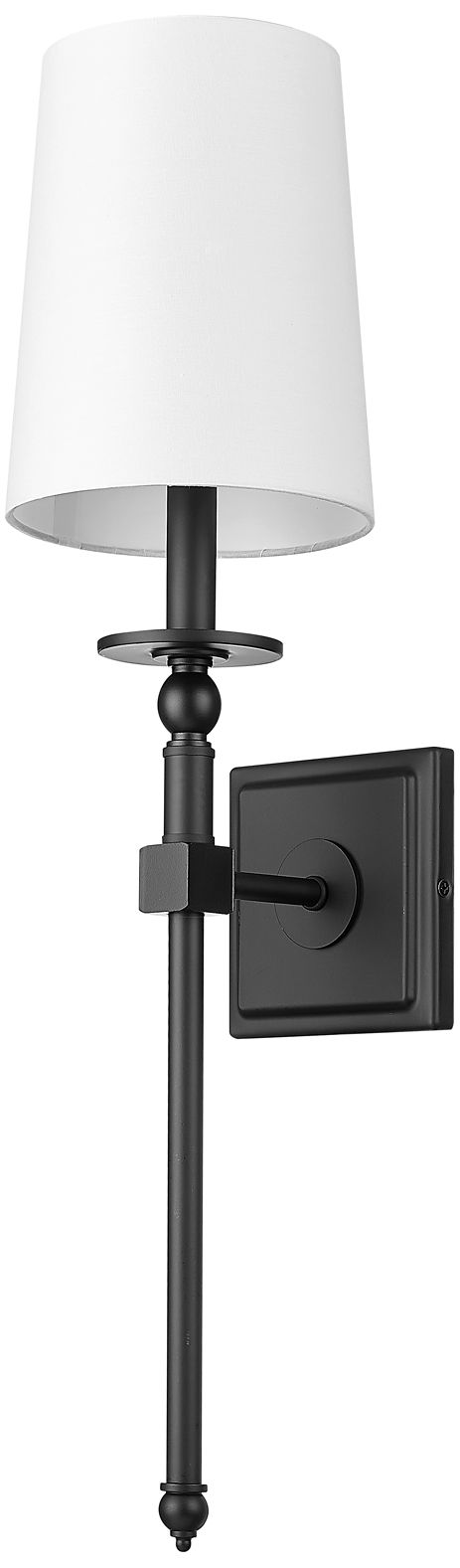 Image 4 Millennium Lighting  1 Light 26 inch Wall Sconce Black more views