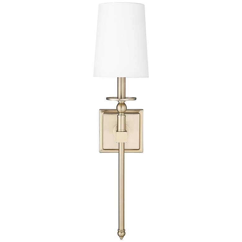 Image 1 Millennium Lighting 1 Light 26 inch Wall Sconce Gold