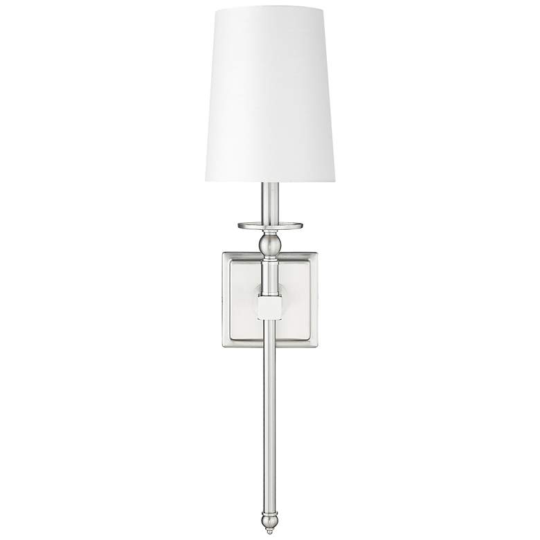 Image 1 Millennium Lighting 1 Light 26 inch Wall Sconce Nickel