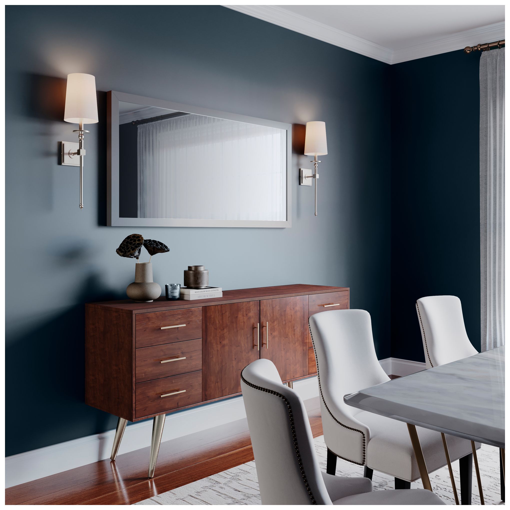 Image 7 Millennium Lighting  1 Light 26 inch Wall Sconce Nickel more views