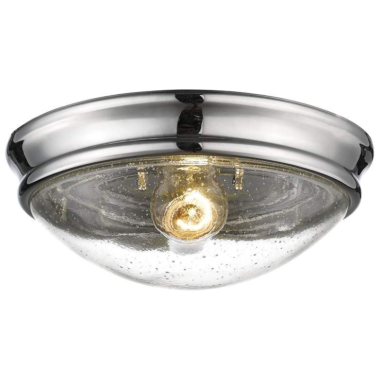 Image 1 Millennium Lighting 1-Light Flushmount in Chrome