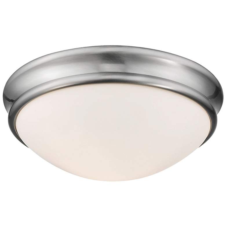 Image 1 Millennium Lighting 1-Light Indoor Flushmount in Brushed Nickel
