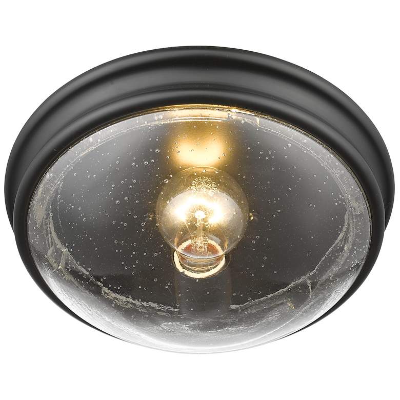 Image 1 Millennium Lighting 1-Light Indoor Flushmount in Matte Black
