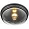 Millennium Lighting 1-Light Indoor Flushmount in Matte Black