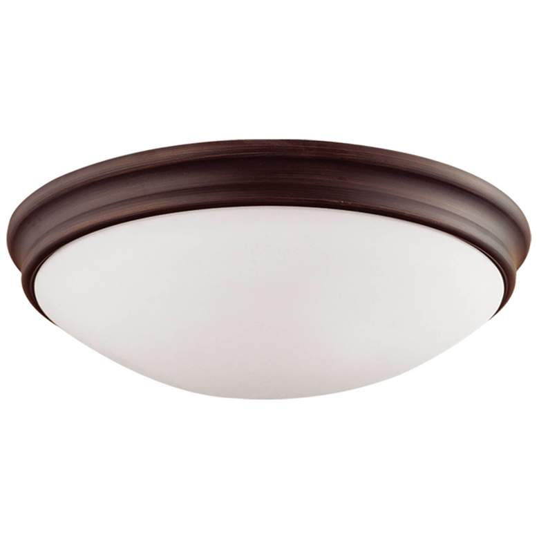 Image 1 Millennium Lighting 1-Light Indoor Flushmount in Rubbed Bronze