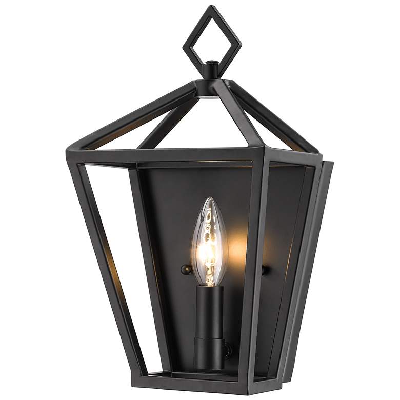 Image 1 Millennium Lighting 1-Light Indoor Wall Sconce in Matte Black