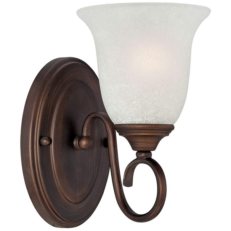 Image 1 Millennium Lighting 1-Light Indoor Wall Sconce in Rubbed Bronze
