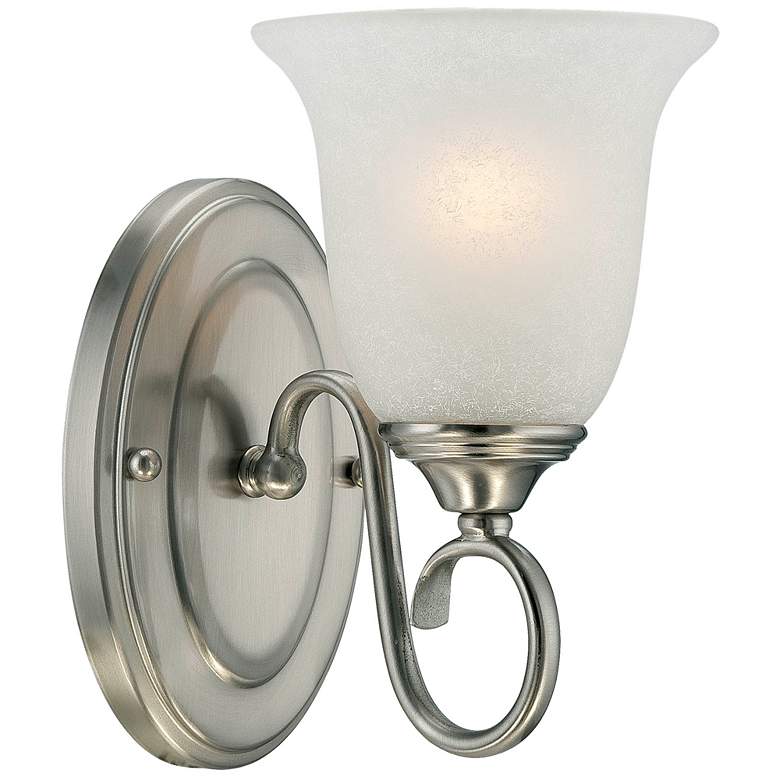 Image 1 Millennium Lighting 1-Light Indoor Wall Sconce in Satin Nickel