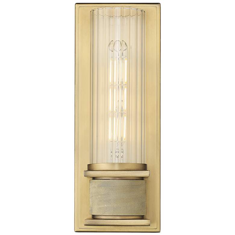 Image 1 Millennium Lighting 1-Light Indoor Wall Sconce in Vintage Brass