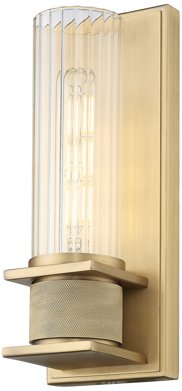 Image 3 Millennium Lighting  1-Light Indoor Wall Sconce in Vintage Brass more views