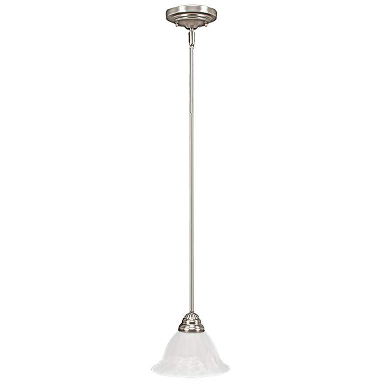 Image 1 Millennium Lighting 1 Light Mini-Pendant Fixture in Satin Nickel