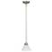 Millennium Lighting 1 Light Mini-Pendant Fixture in Satin Nickel