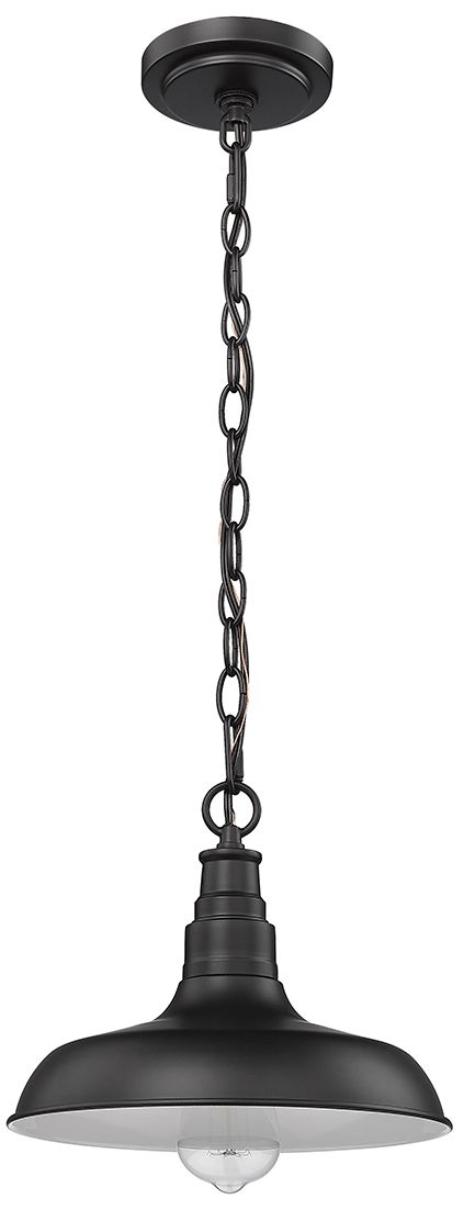 Image 3 Millennium Lighting  1 Light Outdoor Pendant Powder Coat Black more views