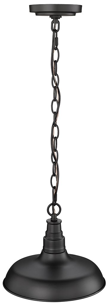 Image 4 Millennium Lighting  1 Light Outdoor Pendant Powder Coat Black more views