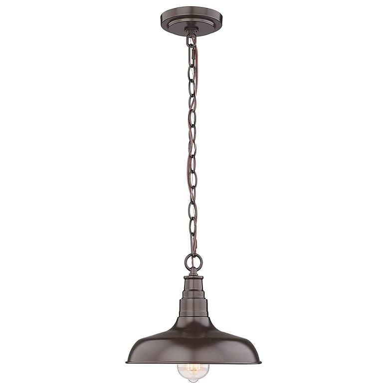 Image 1 Millennium Lighting 1 Light Outdoor Pendant Powder Coat Bronze