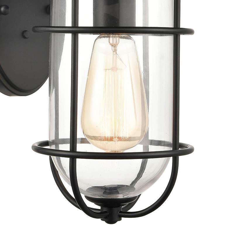 Image 2 Millennium Lighting 1 Light Outdoor Wall Sconce Powder Coat Black more views