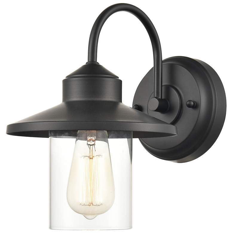 Image 3 Millennium Lighting 1 Light Outdoor Wall Sconce Powder Coat Black more views